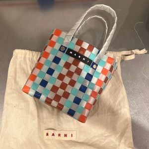 Worn once! Marni Market Basket Bag micro